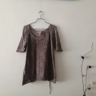 شومیز بافت یقه قایقی