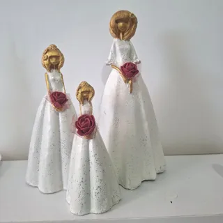 مجسمه عروس 3 تایی