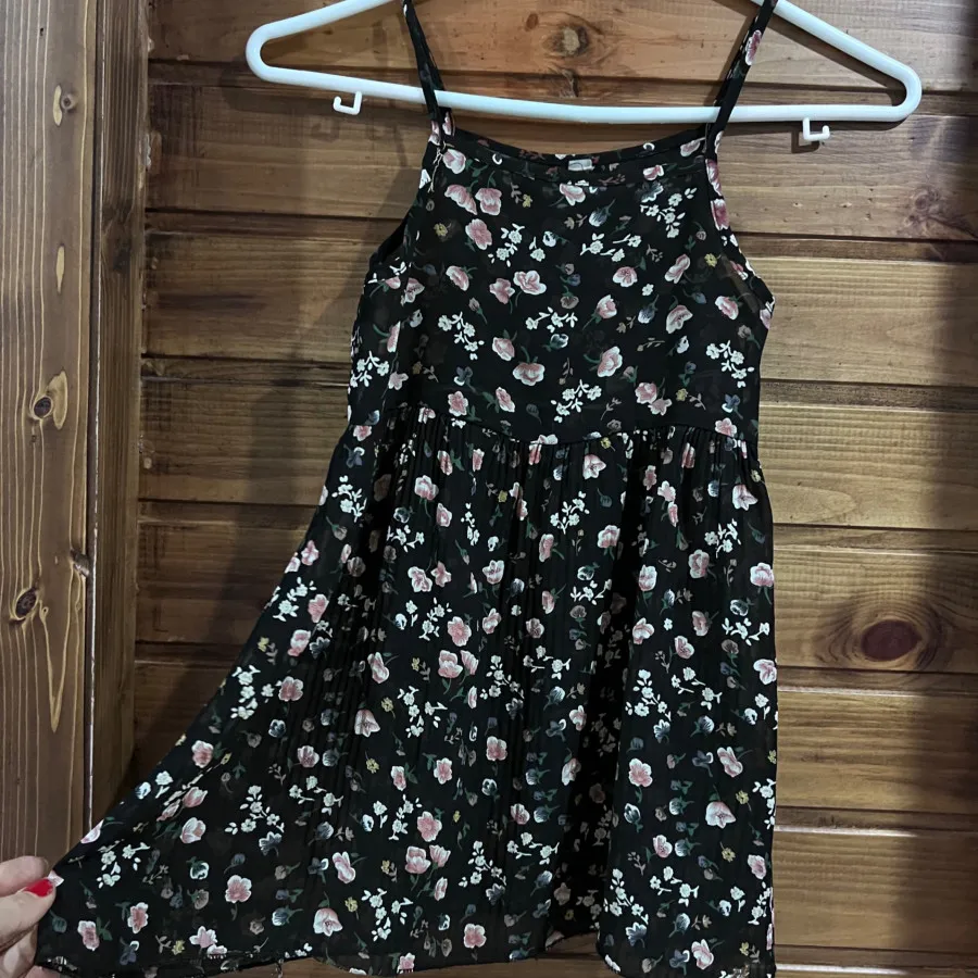 پیراهن حریر گلدار