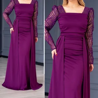 پیراهن مجلسی پوشیده