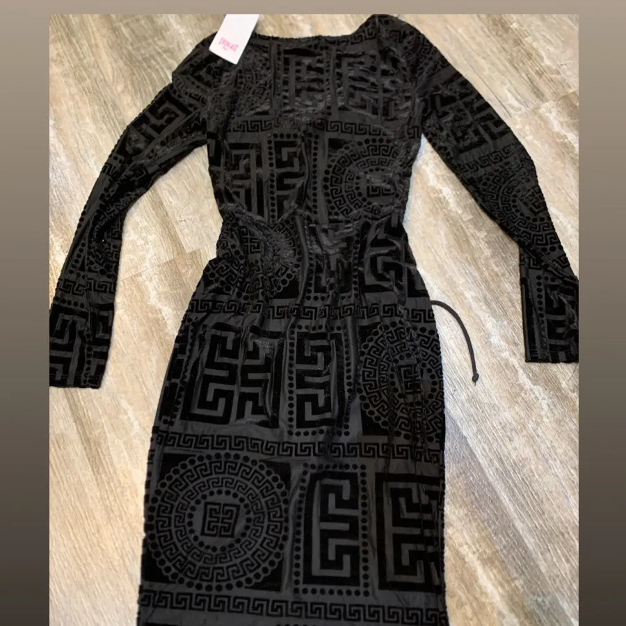 پیراهن مخمل برجسته ورساچه