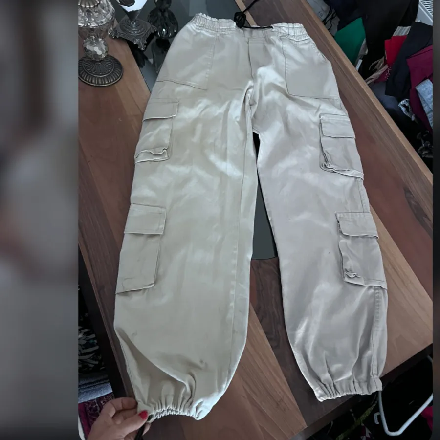 شلوار کتان کارگو