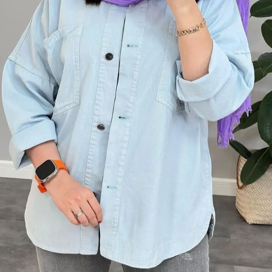 مانتو شومیز کتان