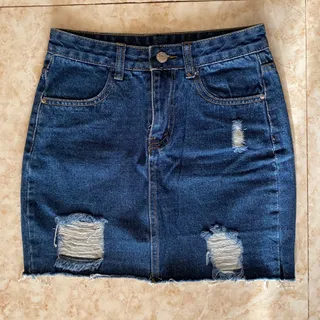 دامن جین سایز 34