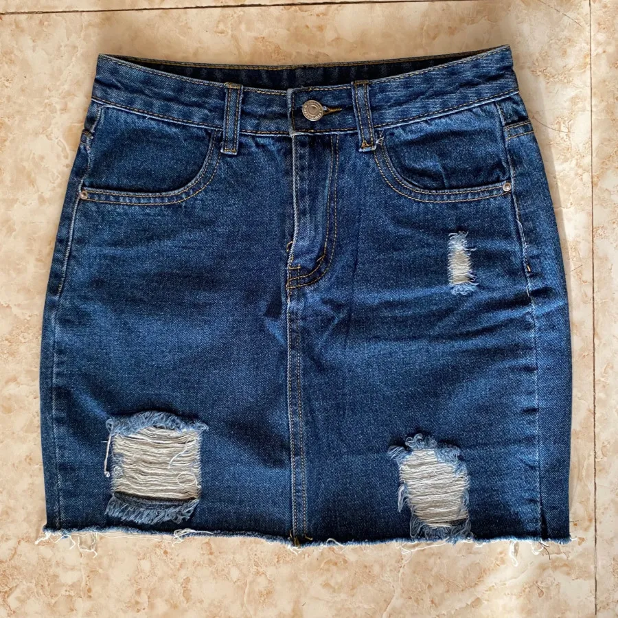 دامن جین سایز 34