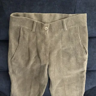 شلوار طوسی مخمل کبریتی