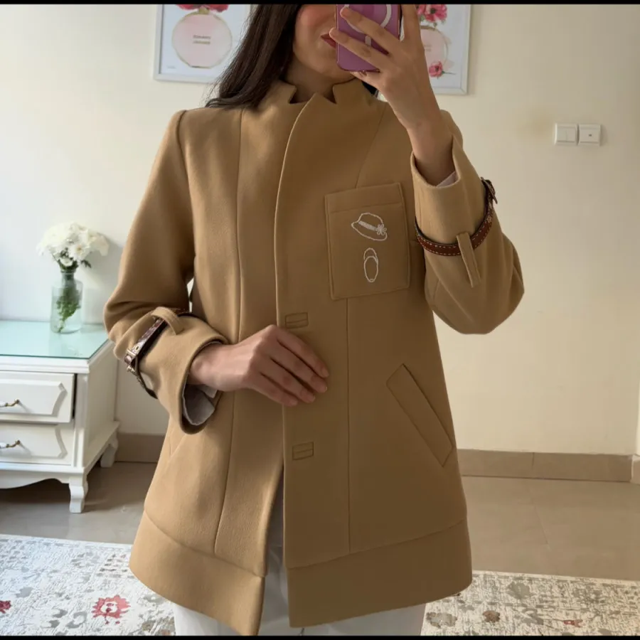 کت کرم فوتر آستر دار