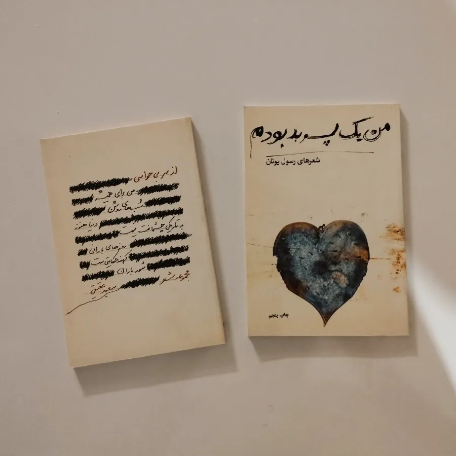 دو عدد کتاب شعر معاصر