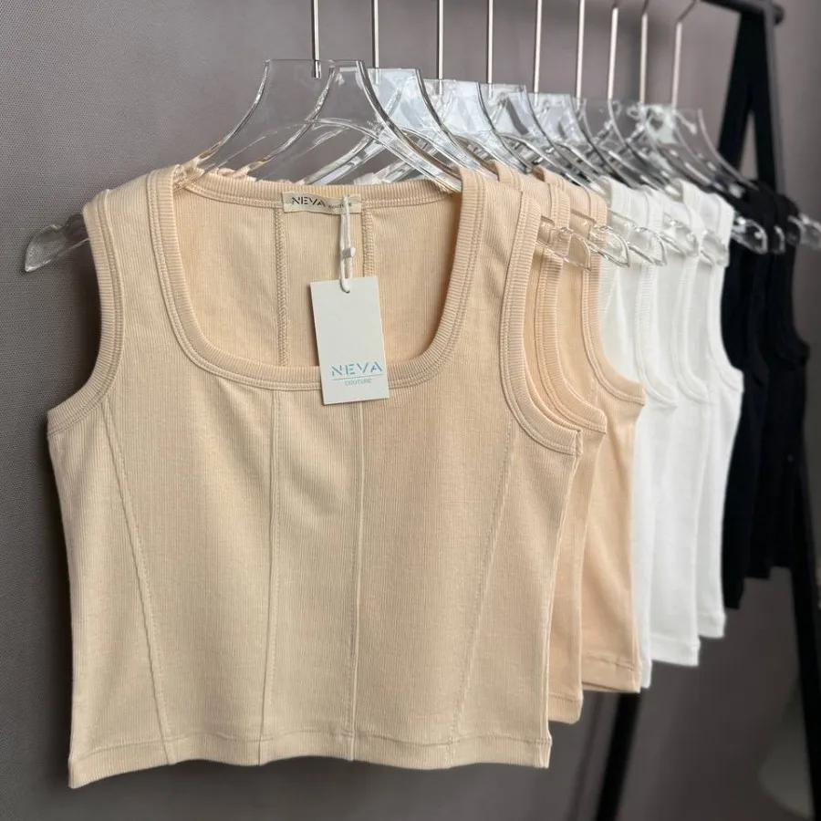 کراپ تاپ یقه خشتی