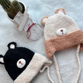 کلاه دو لایه بچه گونه تدی