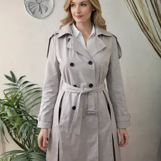 بارانی زنانه کتان نخ