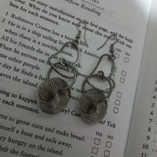 گوشواره ژوپینگ رنگ ثابت