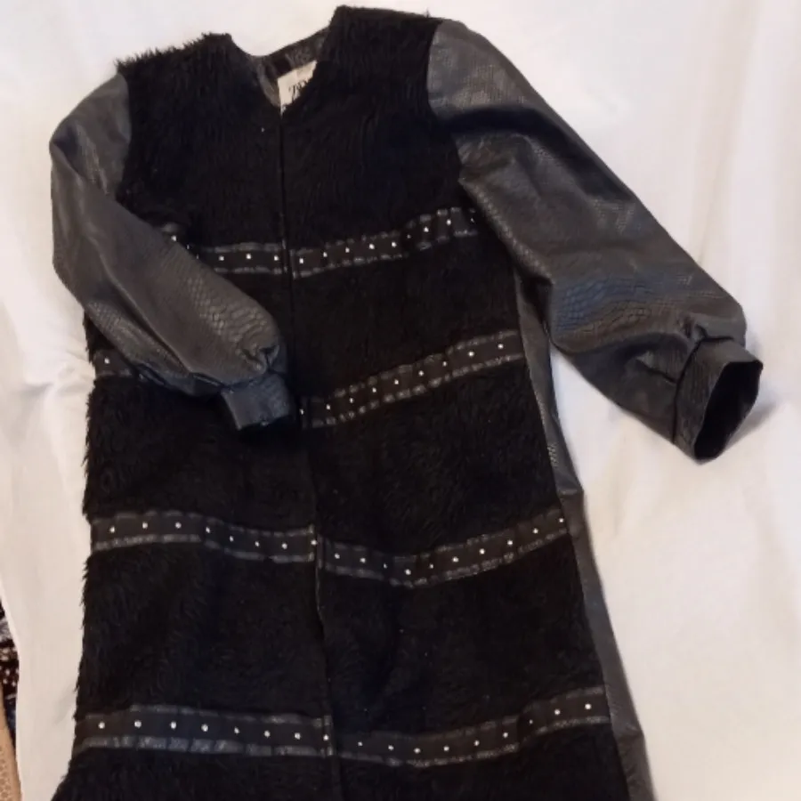 پالتو چرم خز دار