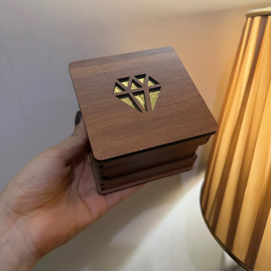 جعبه چوبی جواهر