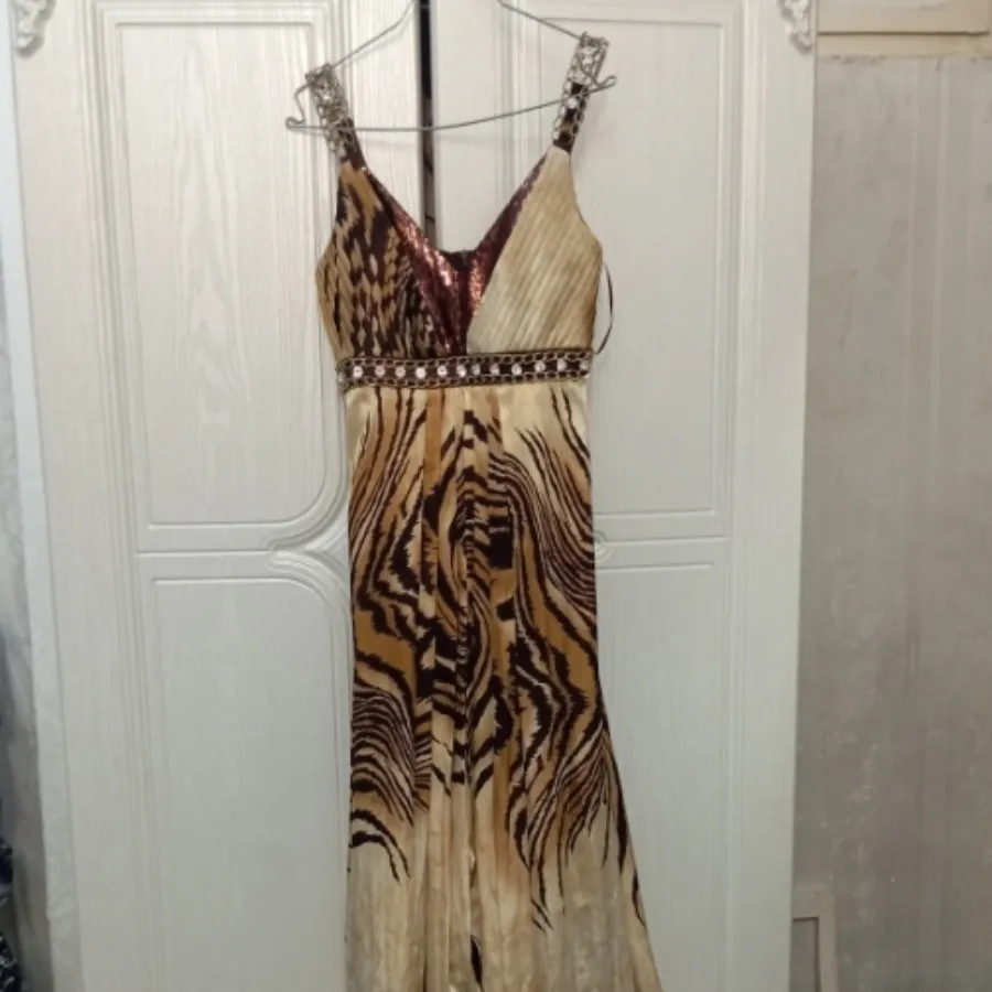 پیراهن مجلسی پلنگی