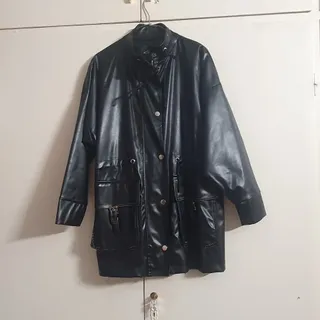 کاپشن چرم نو فری سایز