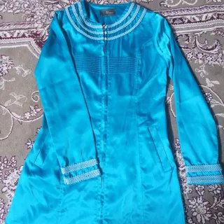 کت ساتن کش زیپ دار