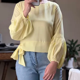 شومیز  زرد کره ای