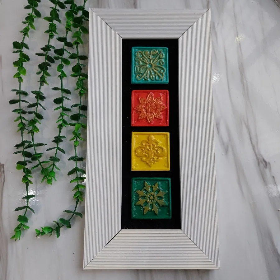 قاب عکس طرح کاشی