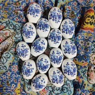 تخم مرغ هفتسین گل آبی