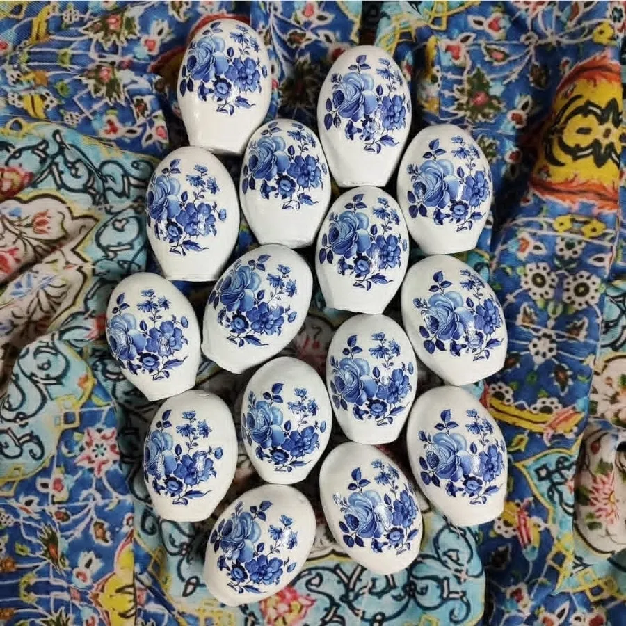 تخم مرغ هفتسین گل آبی