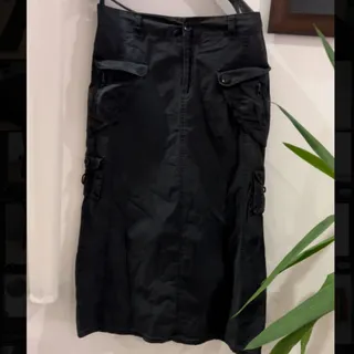 دامن کتان کارگو