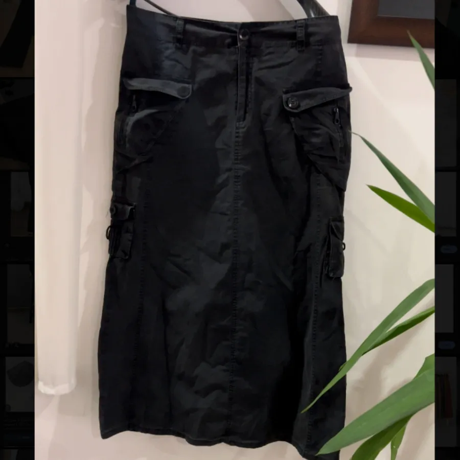 دامن کتان کارگو