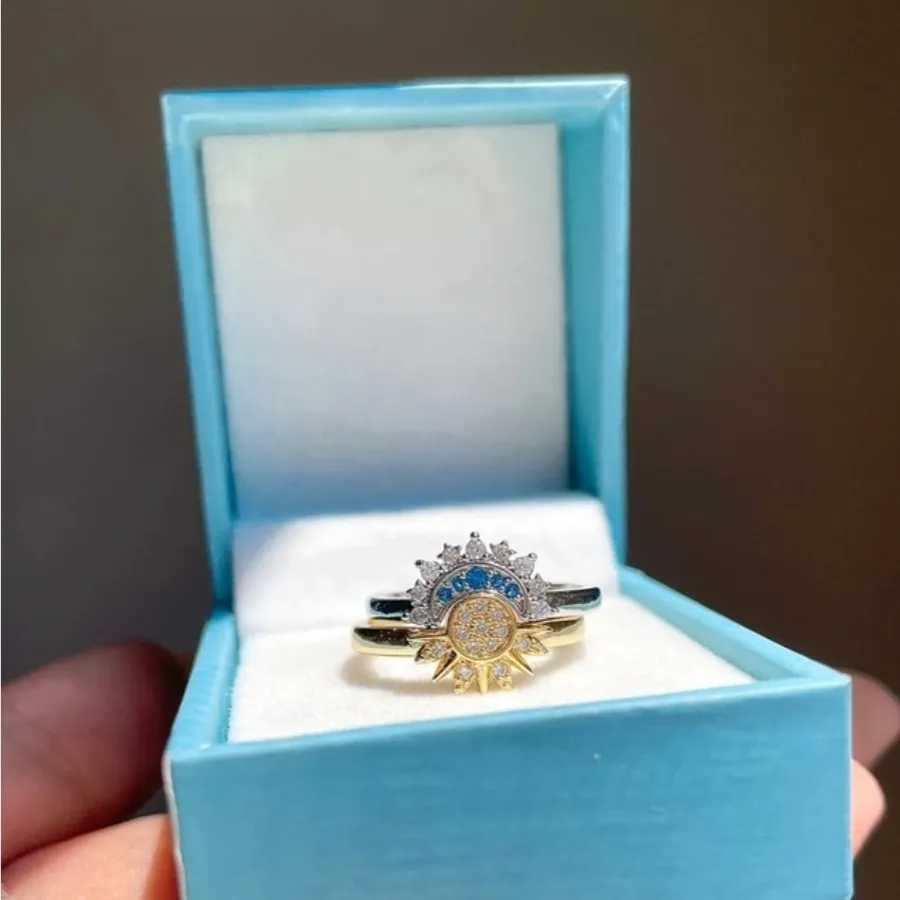 انگشتر ماه وخورشید