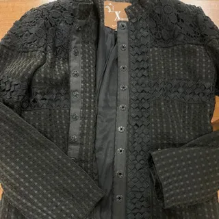 مانتو کتی ترکیبی با گیپور