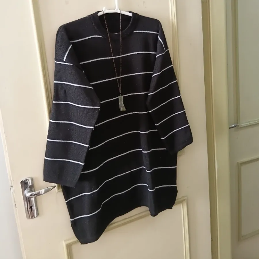 پلیور بافت بلند مشکی