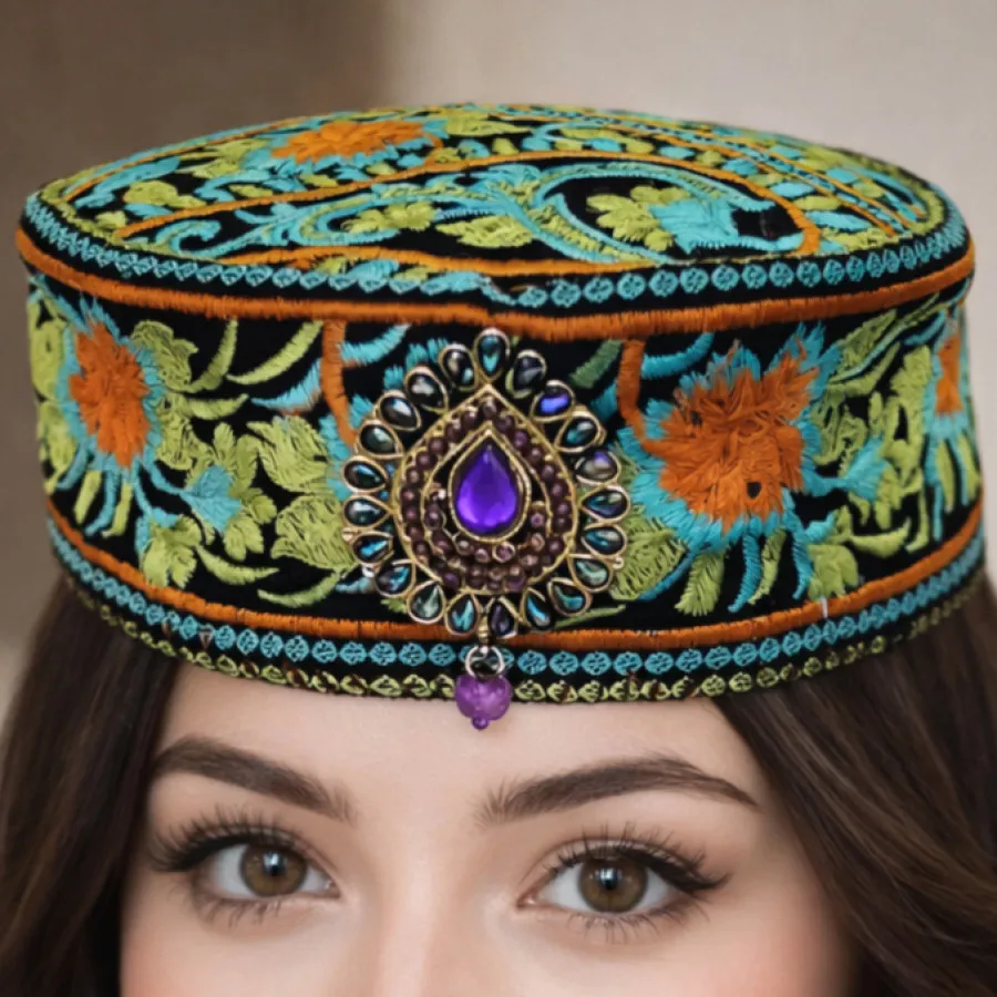 کلاه سوزن دوزی سنتی