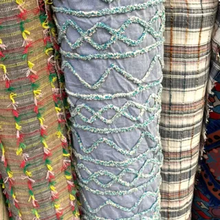 پارچه جین طرح برجسته هندی