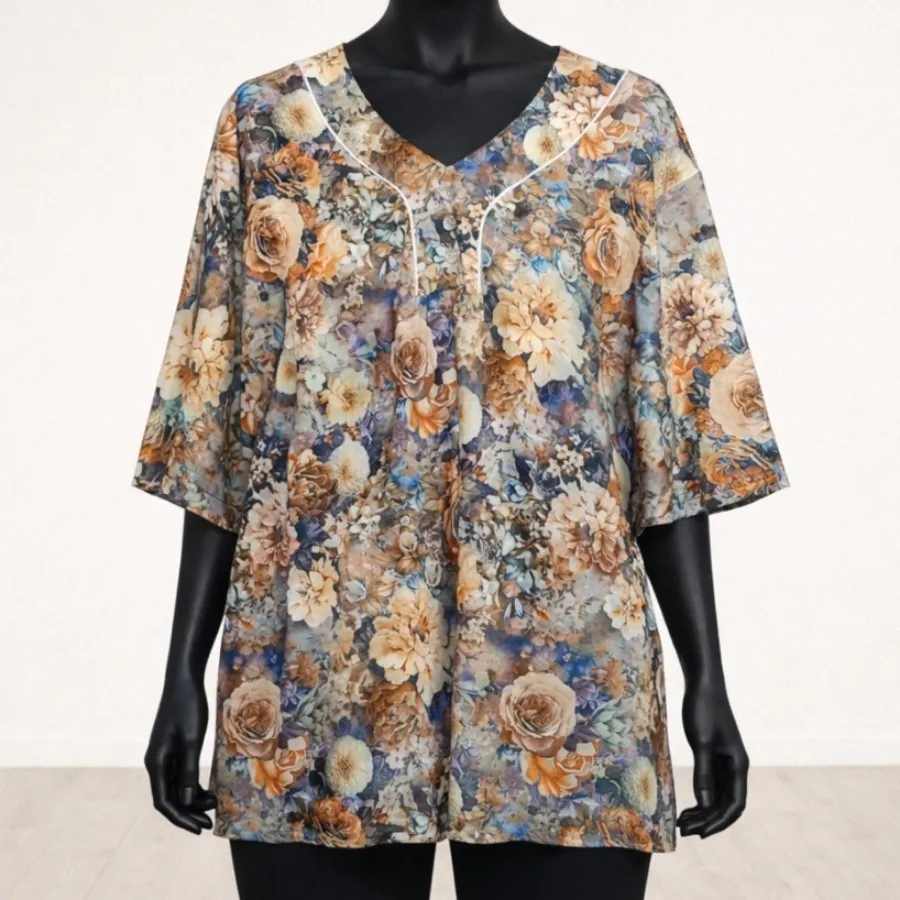 بلوز گل گلی