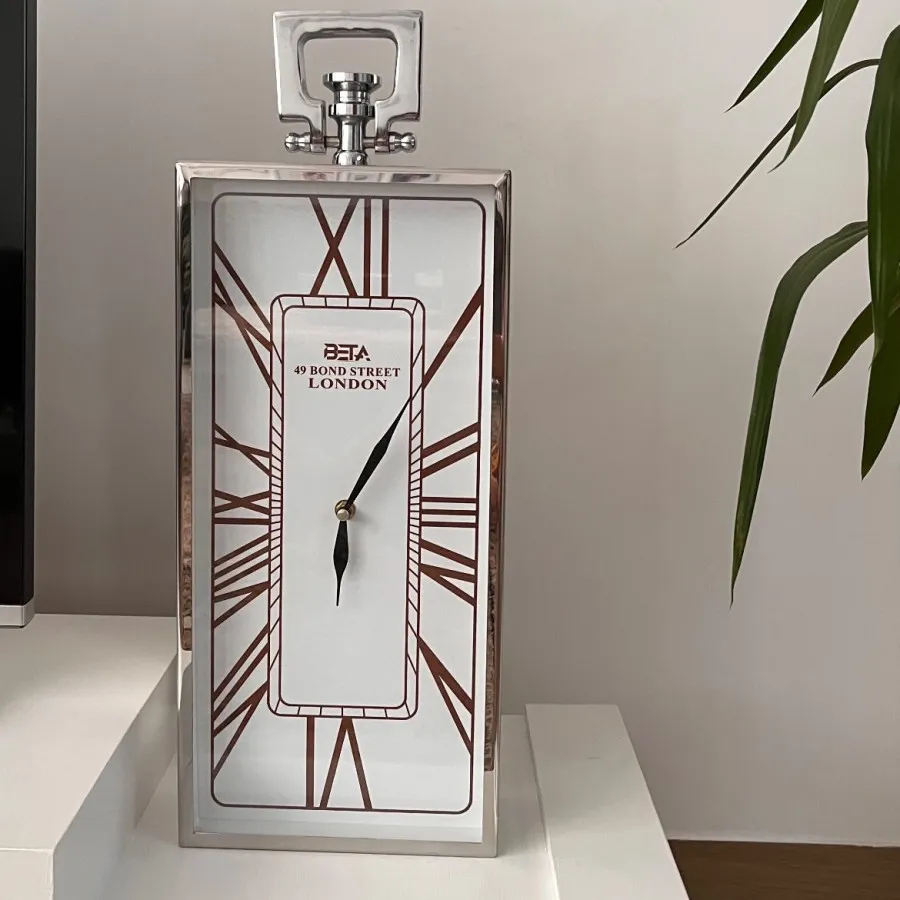 ساعت رومیزی استیل