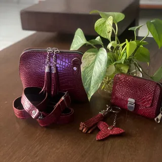 ست کیف دوشی و پول وجاکلید