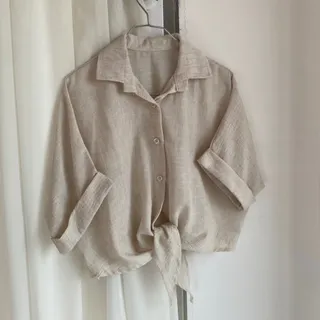 شومیز کوتاه گره خور