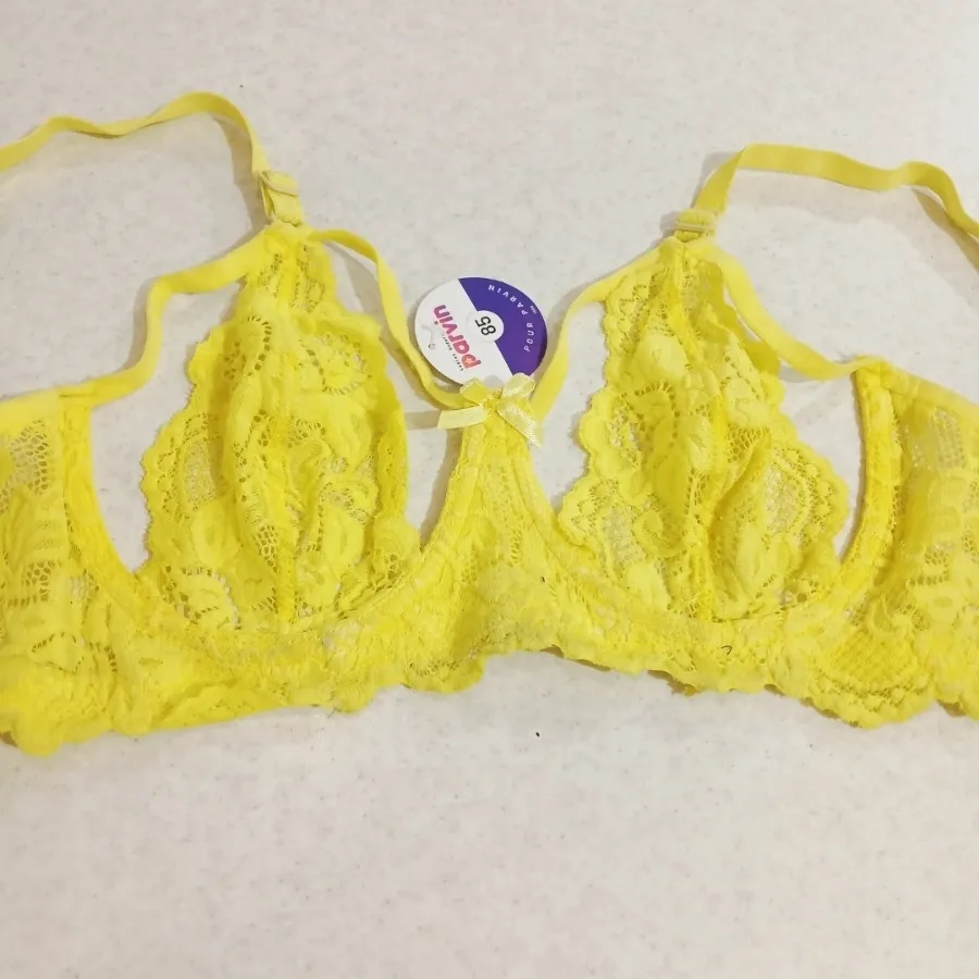 سوتین زرد فانتزی