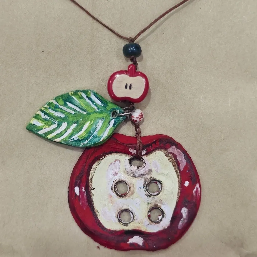 گردنبند سیب دستساز