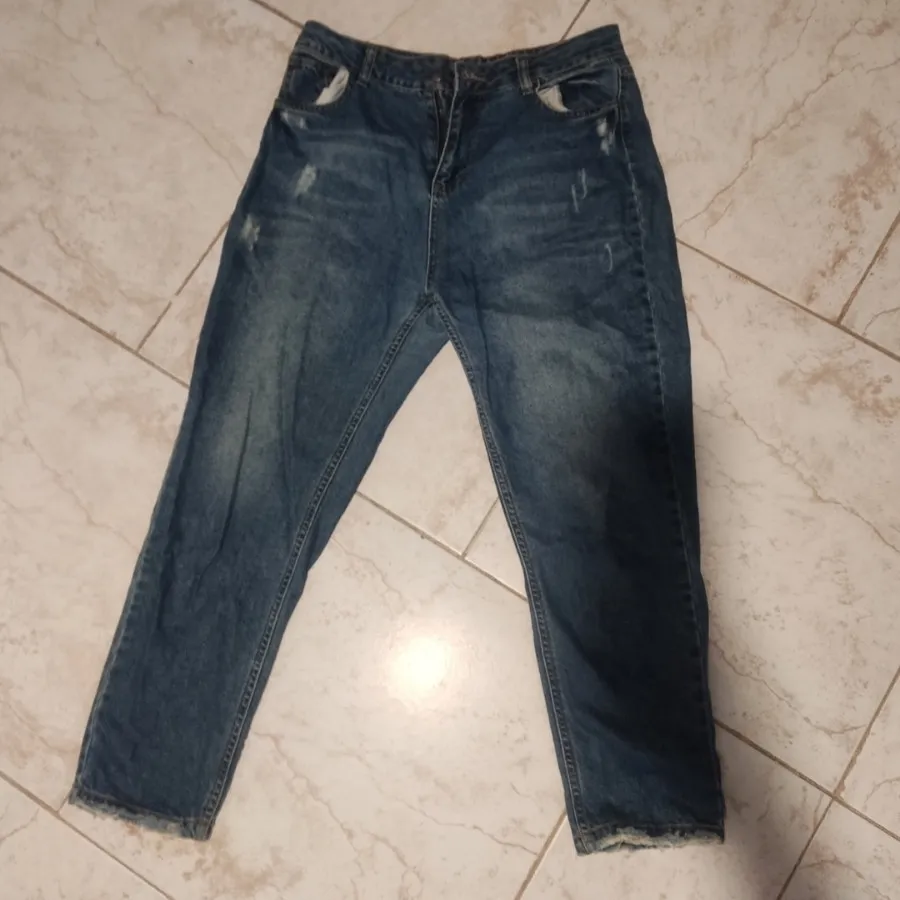 شلوار لی مام