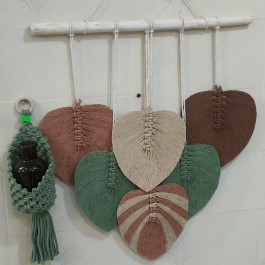 دیوارکوب مکرومه