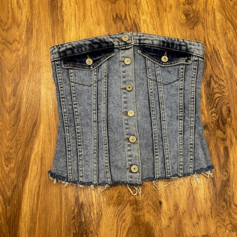 نیم تنه جین ترک