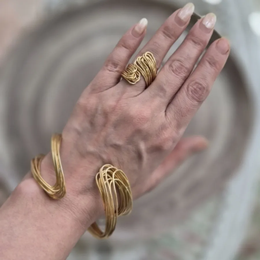 ست انگشتر و بنگل