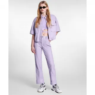 شلوار چرم Bershka