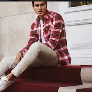 پیراهن چارخونه مردانه