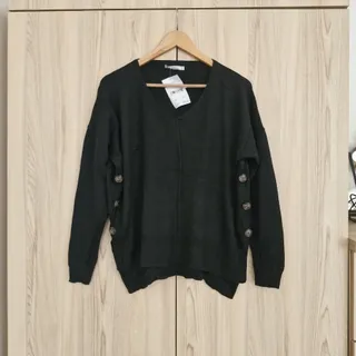 بلوز بافت مشکی برند ترک