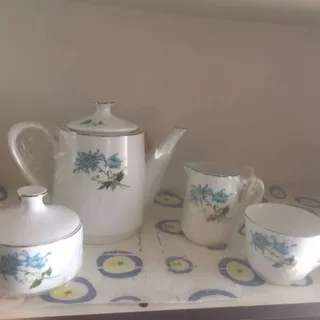 سرویس چای خوری گل آبی