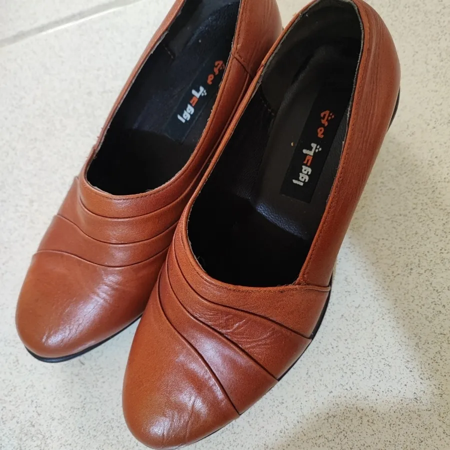 کفش چرم پادووا عسلی