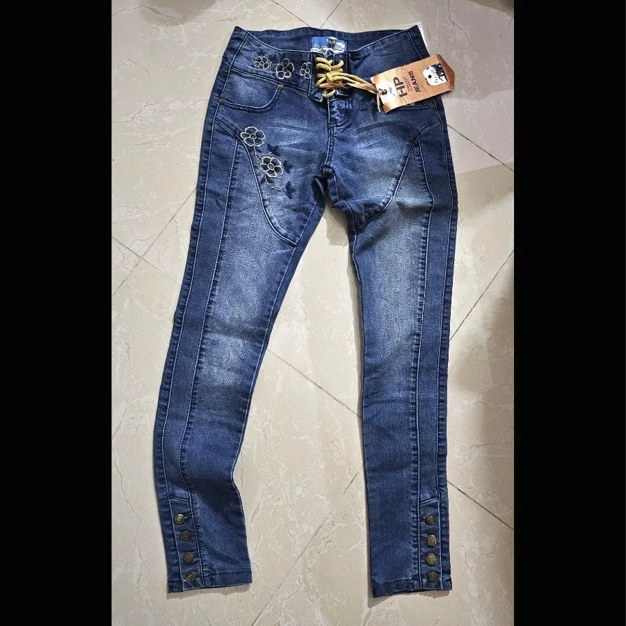 شلوار جین سرمه ای