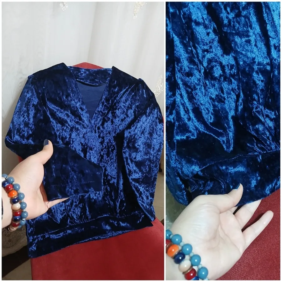 بلوز شیک مجلسی
جنس مخمل