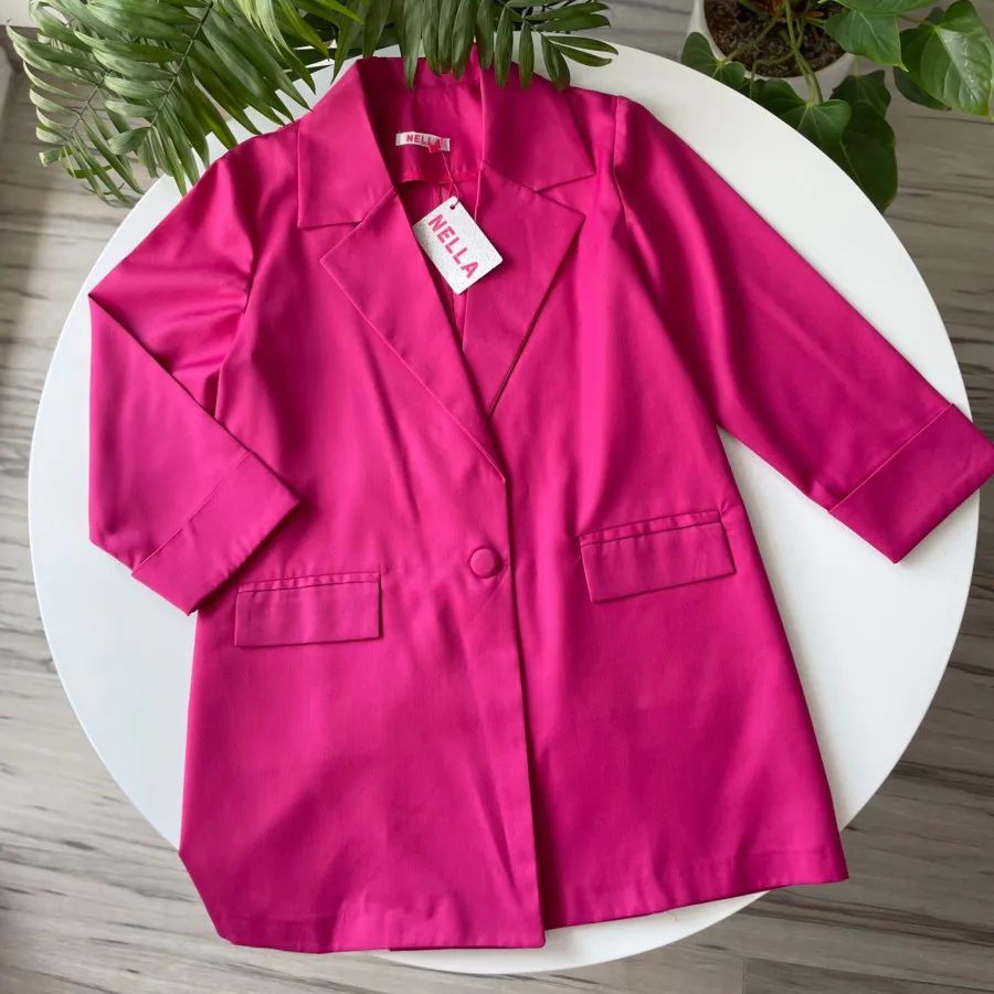 کت کتان سرخابی